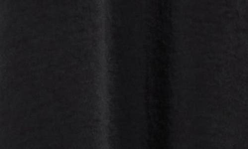 Nordstrom Rack Long Sleeve Textured Satin Shirtdress In Black