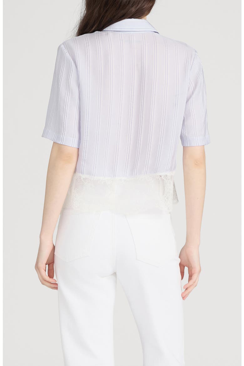 The Stripe Silk Shirt, Alternate, color, CHAMBRAY MULTI