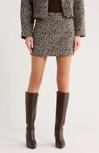 JASON WU Cheetah Print Miniskirt