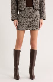 JASON WU Cheetah Print Miniskirt