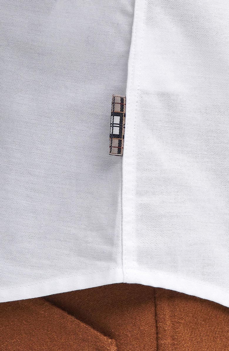 Barbour Lavender Elbow Patch Button-Up Shirt, Alternate, color, 