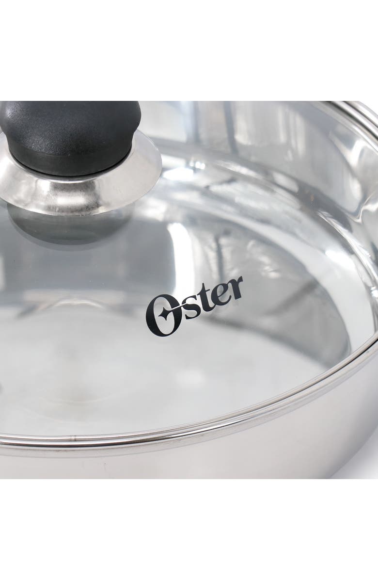 OSTER Rametto 5 Piece Belly Shaped Stainless Steel Cookware Set, Alternate, color, Silver