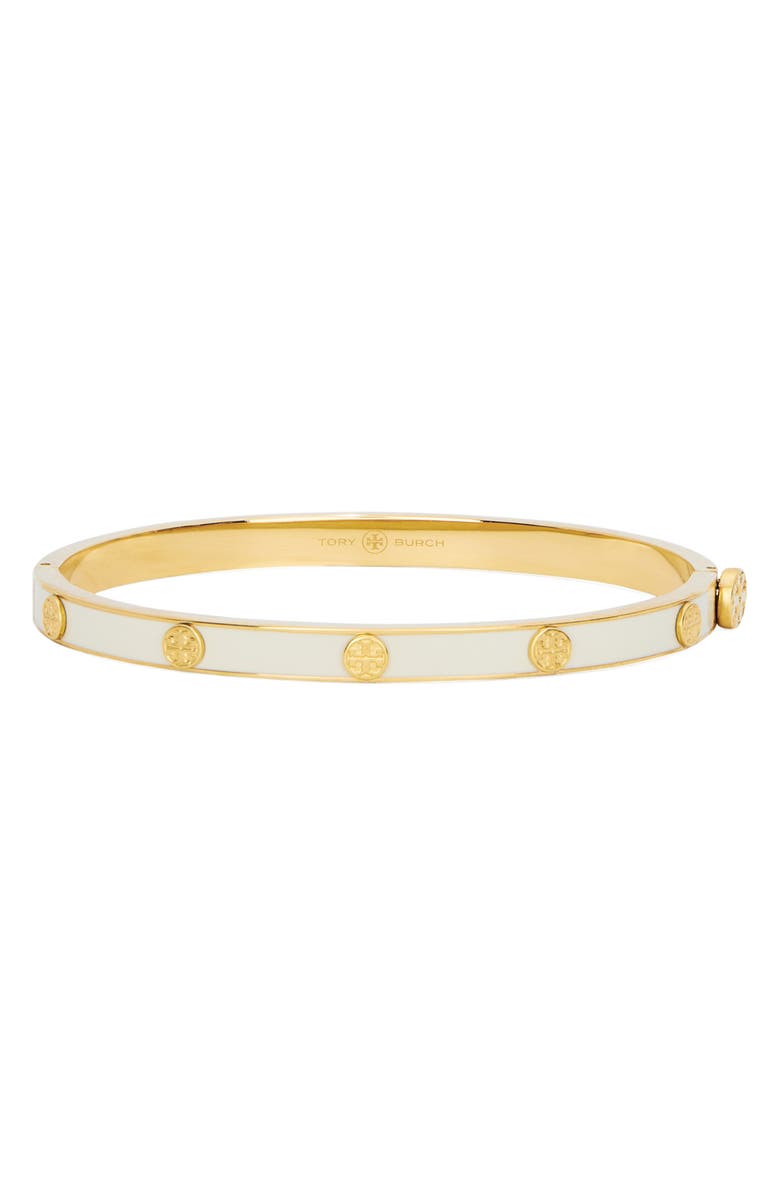 Tory Burch Miller Stud Hinge Bracelet, Alternate, color, 