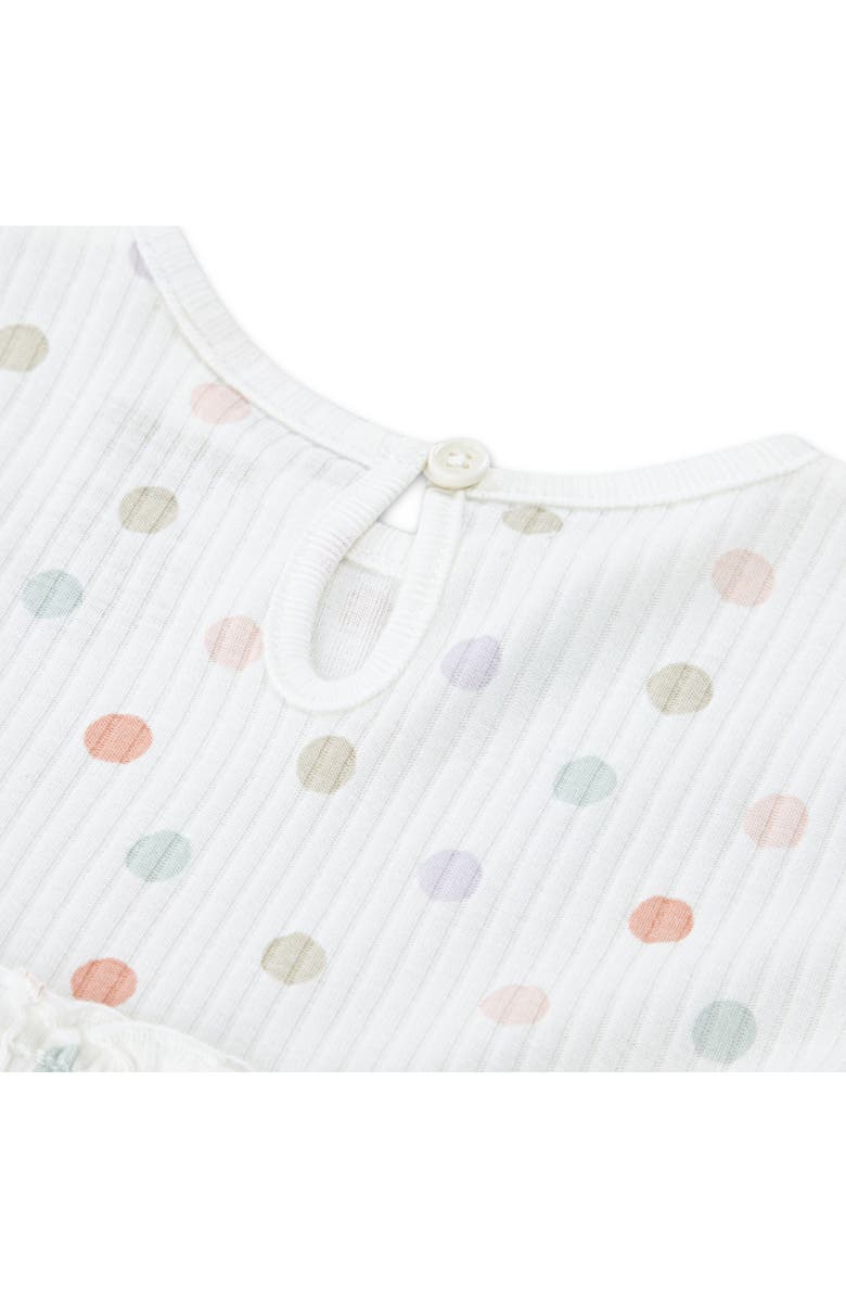 Huggies Ribbed Babydoll Top & Leggings Set, Alternate, color, Huggies Snow White