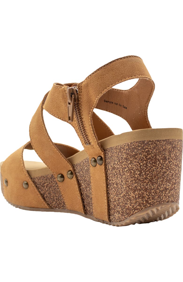 Volatile Sunkissed Water Resistant Wedge Platform Sandal, Alternate, color,