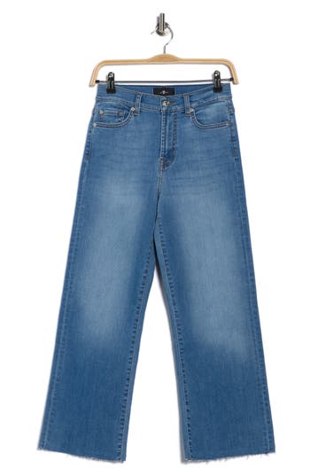 7 For All Mankind Modern Dojo High Waist Flare Jeans In Blue