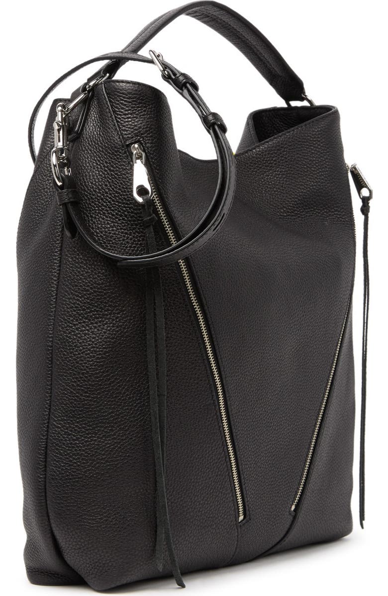 Rebecca Minkoff Moto Leather Hobo Bag, Alternate, color,