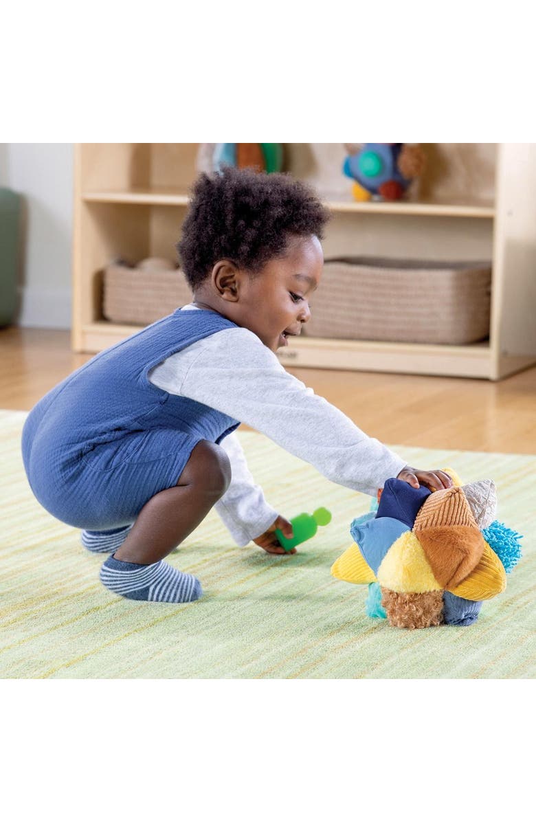 Kaplan Early Learning Company Poufs and Points Plush Balls - Set of 3, Alternate, color, Multicolored