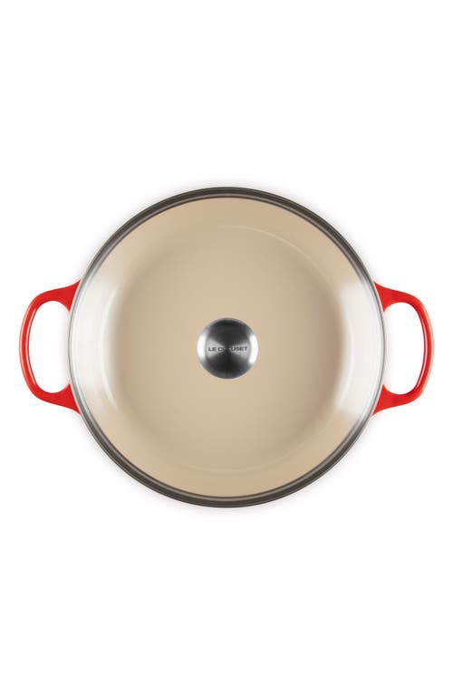 Le Creuset Enameled Cast Iron Signature Round 2.25-qt. Braiser With Glass Lid In Cerise