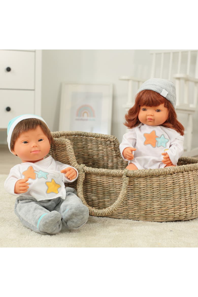 Layette Set for 15 3/4" Baby Doll, Alternate, color, Grey Multi