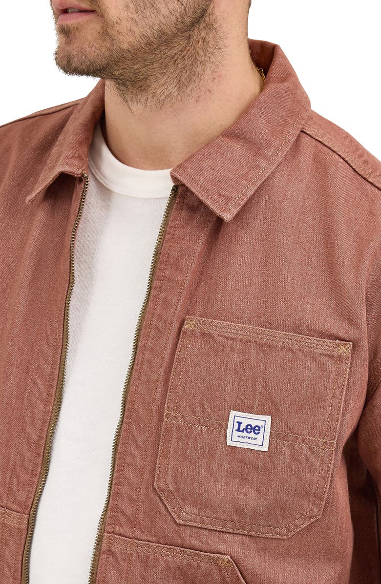 Lee 91W Organic Cotton Denim Workwear Jacket, Alternate, color, 