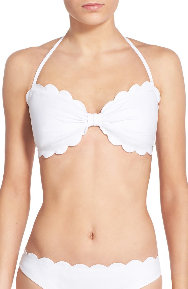 BP. Scallop Bandeau Bikini Top, Main, color, 