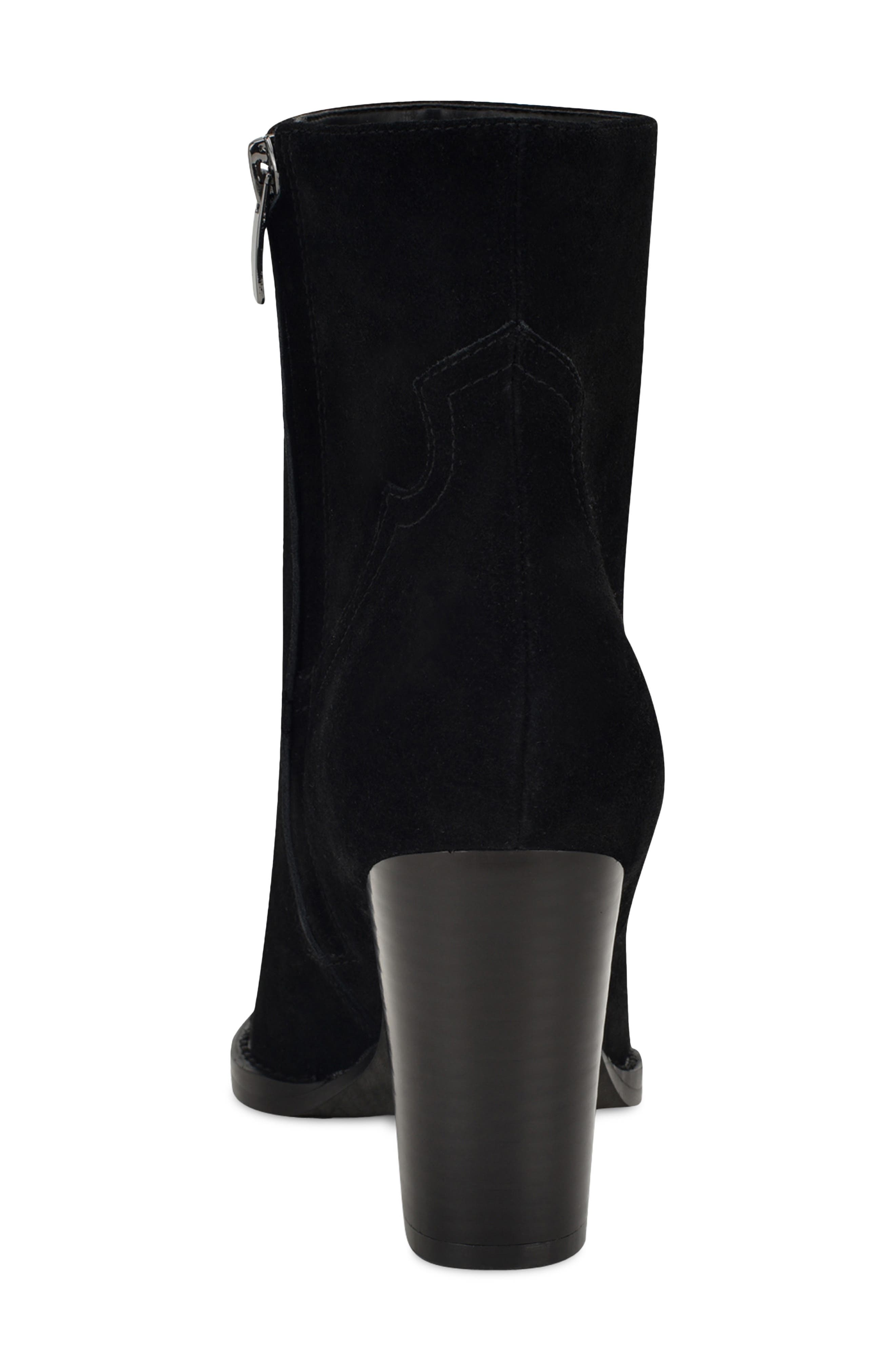 Nine West Taytay Pointed Toe Bootie, Alternate, color, Blk01