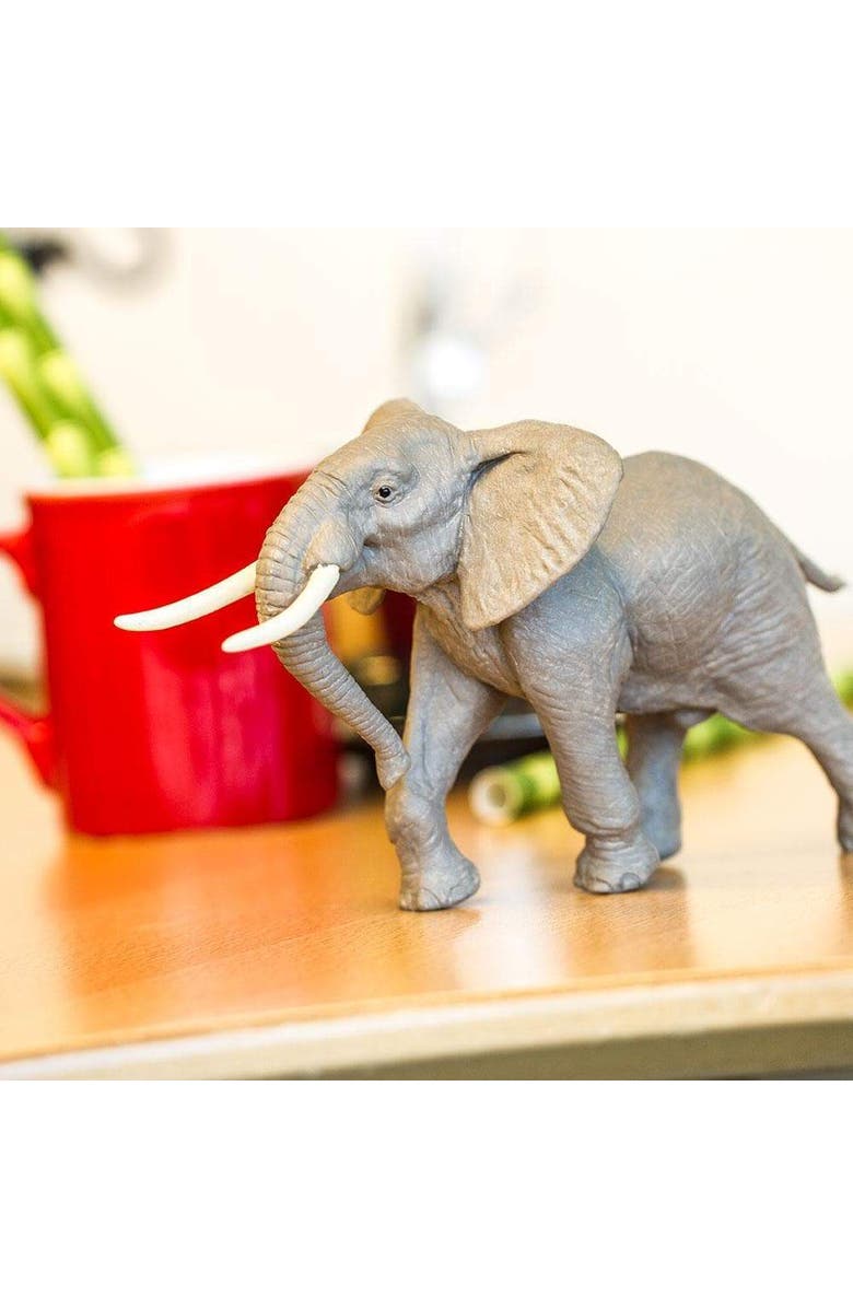 Safari Ltd. African Bull Elephant Kids Toy Figure, Alternate, color, NO COLOR