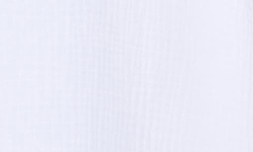 Denim And Flower Relaxed Fit Knit Camp Shirt In White