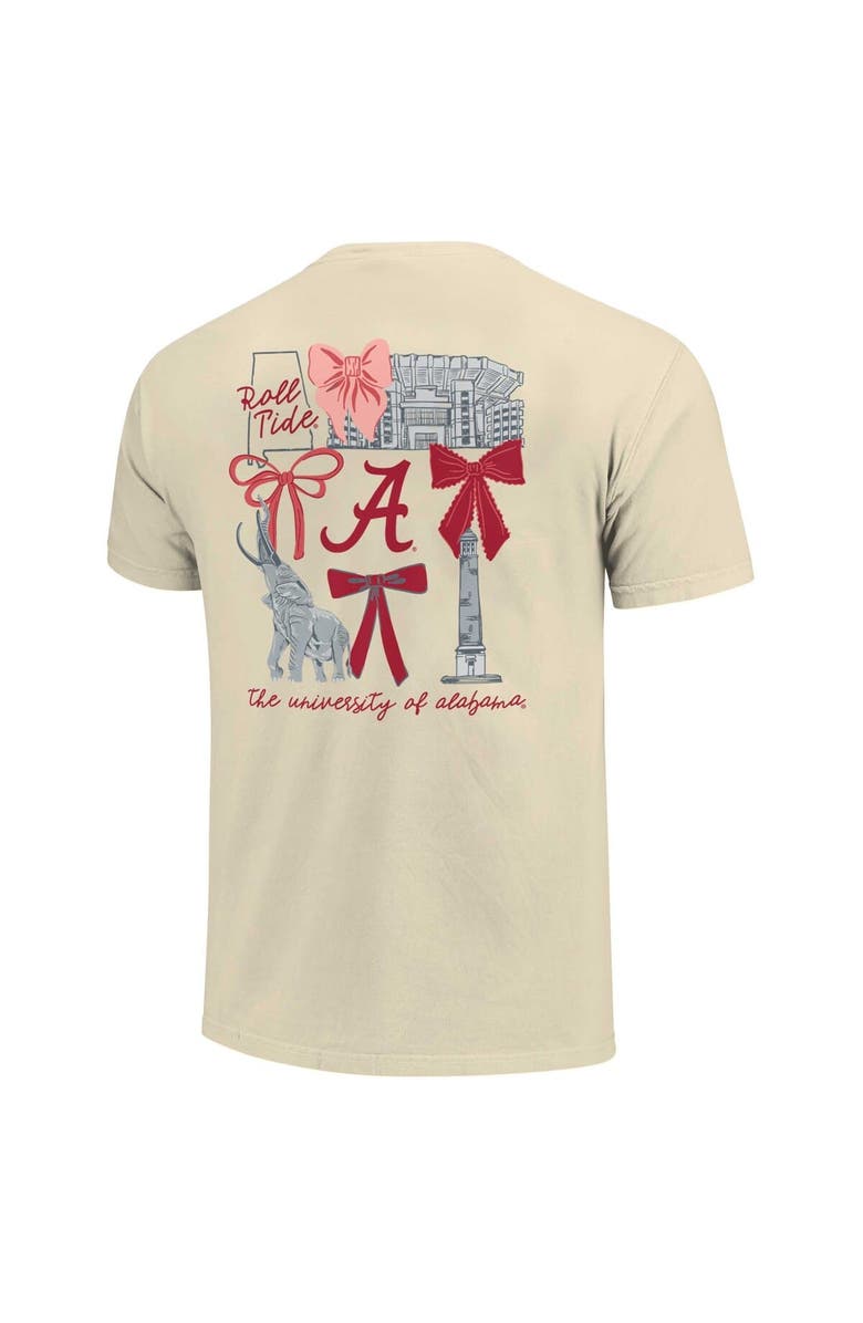 Comfort Colors Women's Comfort Colors Natural Alabama Crimson Tide Coquette T-Shirt, Alternate, color, Natural