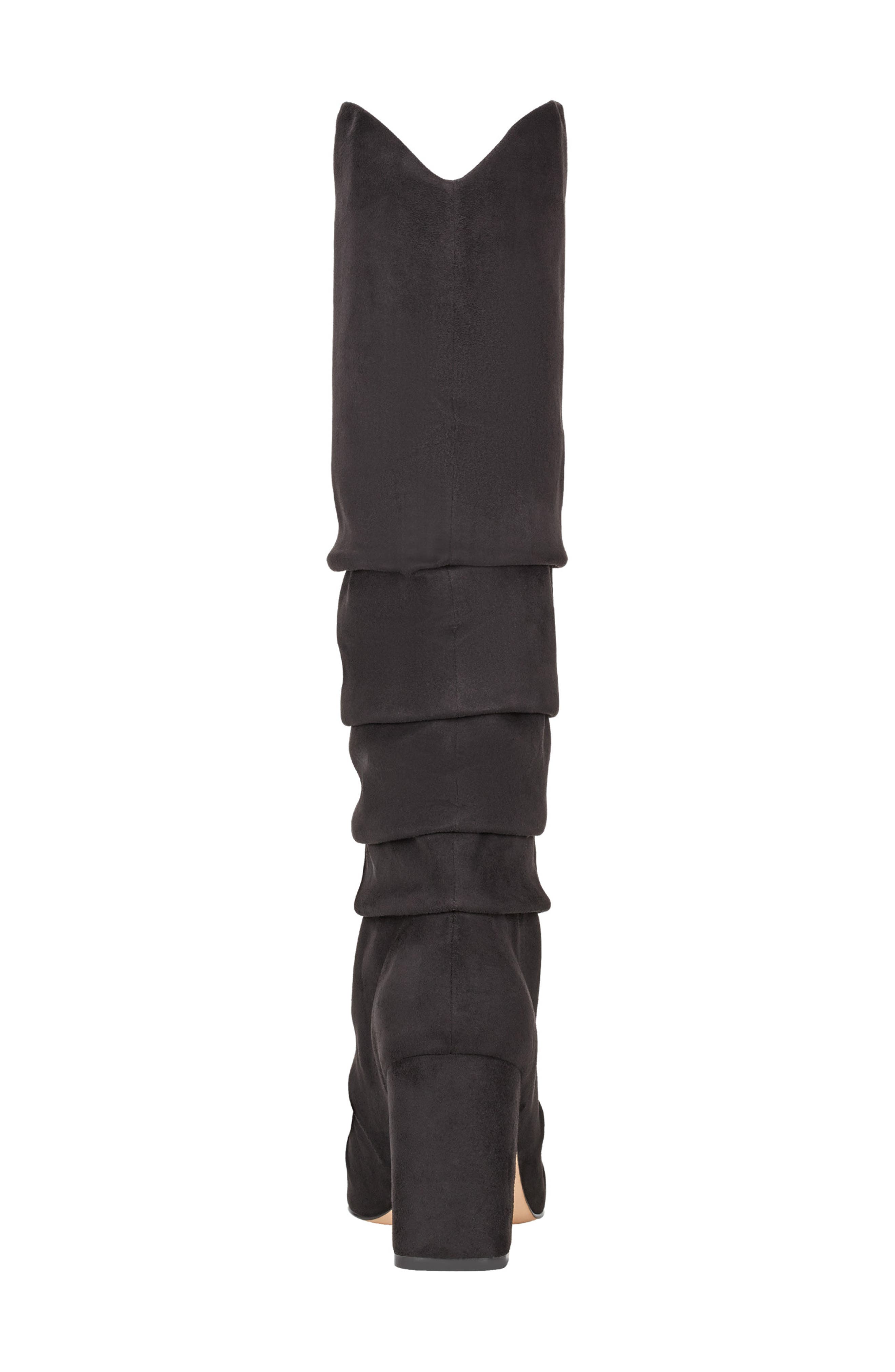 Marc Fisher Pointed Toe Knee High Boot, Alternate, color, Black