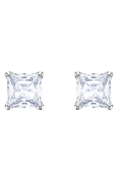 Stilla Swarovski Princess Stud Earrings