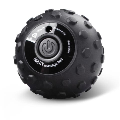 Agility Vibrating Massage Ball  4 Speed Deep Tissue Trigger Point Therapy Ball