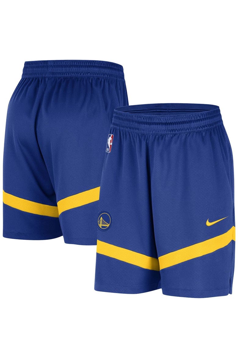 Men's Nike Royal Golden State Warriors On-Court Practice Warmup Performance Shorts, Main, color, Royal