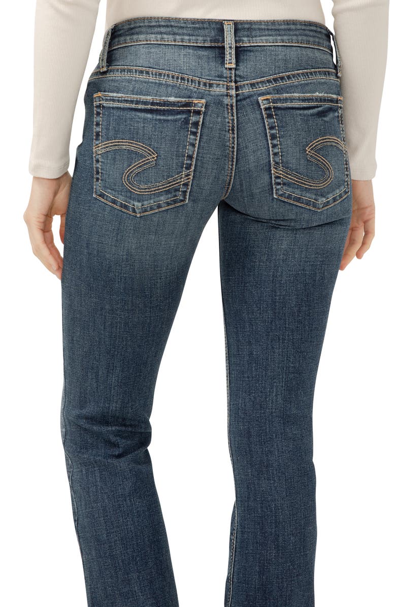 Silver Jeans Co. Tuesday Low Rise Slim Bootcut Jeans, Alternate, color, Billie