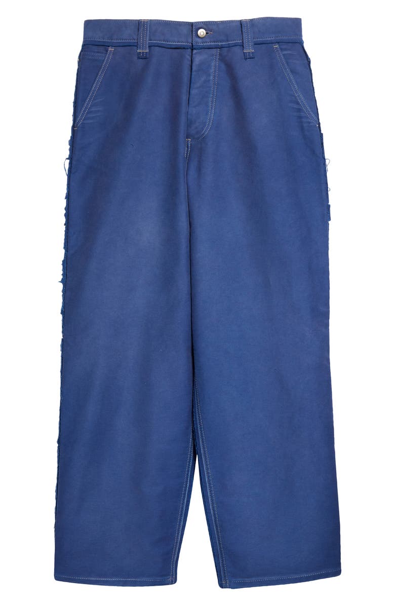 Maison Margiela Cotton Moleskin Utility Trousers, Alternate, color, 