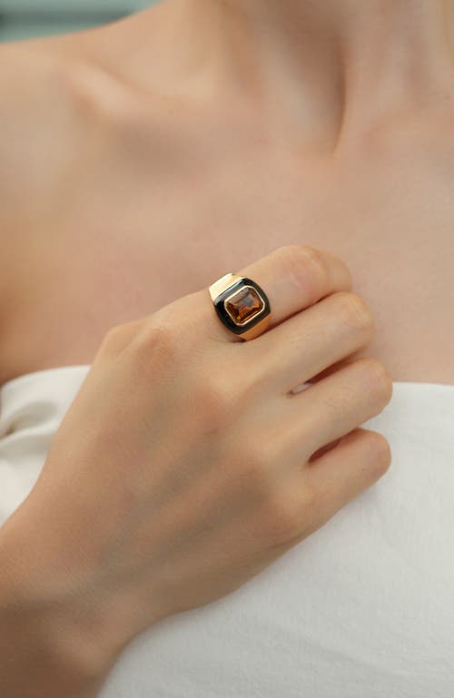 Rc Retro Chic Roman Night Ring In Gold