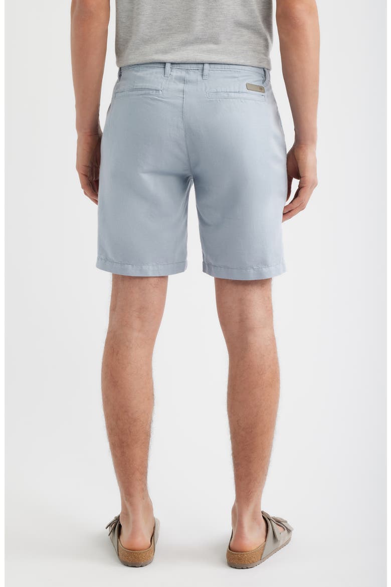 Wanderer Linen & Cotton Chino Shorts, Alternate, color, SMOKY SAPPHIRE
