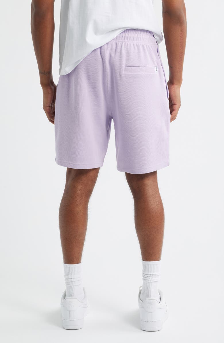 Billionaire Boys Club BB Helmet Cotton Drawstring Shorts, Alternate, color, Pastel Lilac