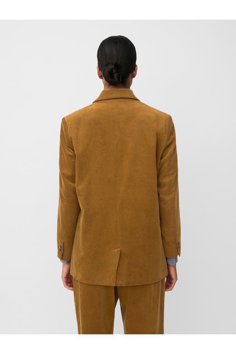 MaJaxi Long Sleeve Corduroy Blazer, Alternate, color, Breen