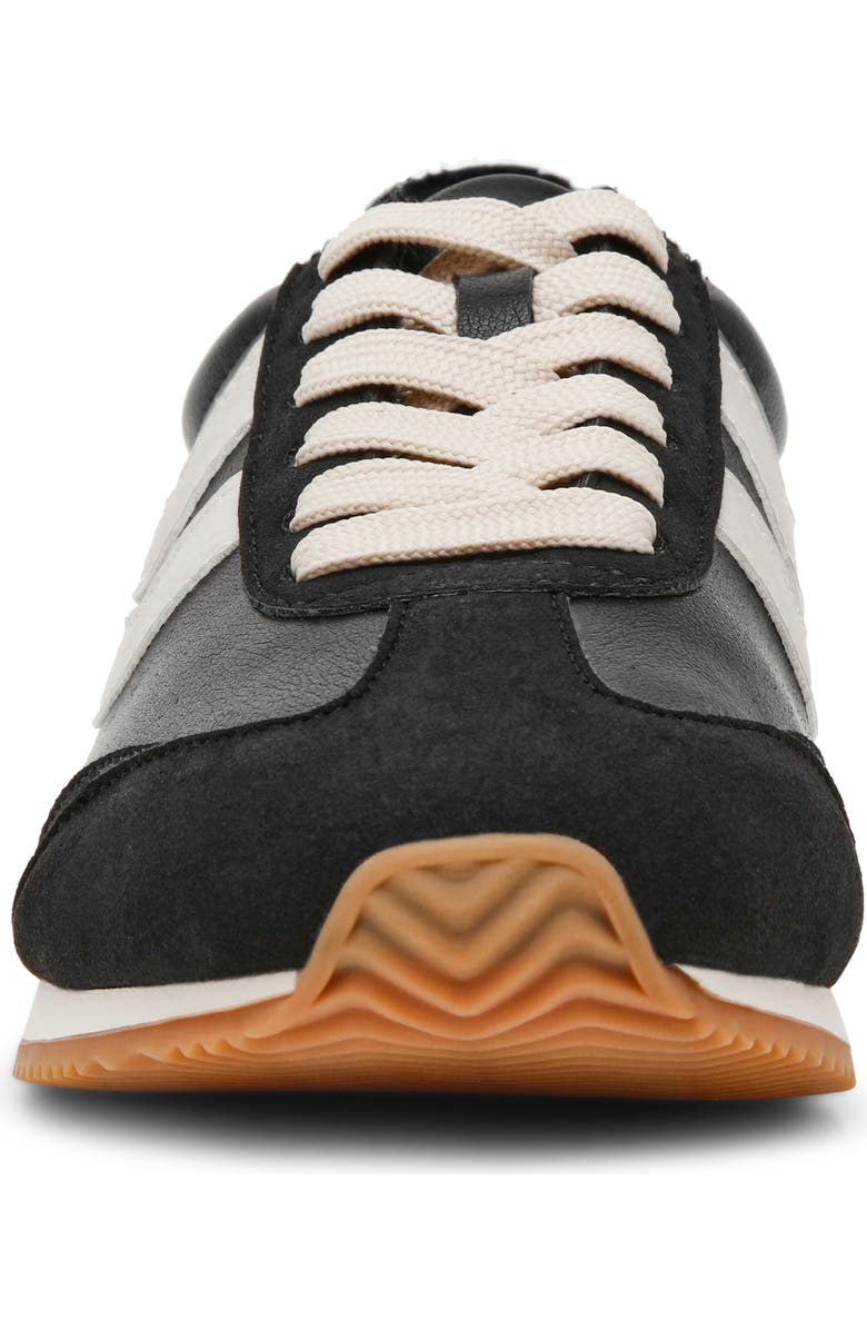 DV by Dolce Vita Hype Faux Shearling Lined Sneaker, Alternate, color, Black Suede