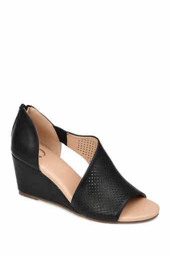JOURNEE Aretha d'Orsay Wedge Sandal