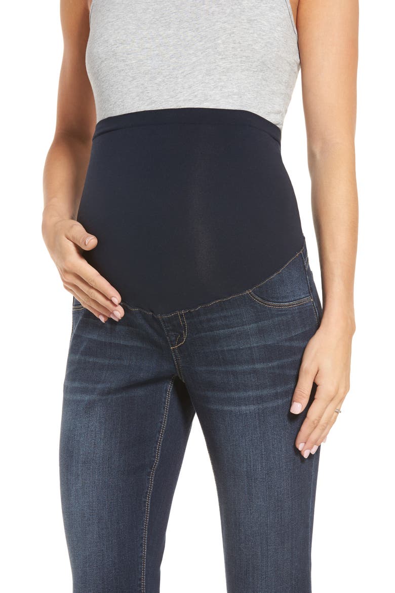 Maternity Ankle Skinny Jeans, Alternate, color, LENNOX