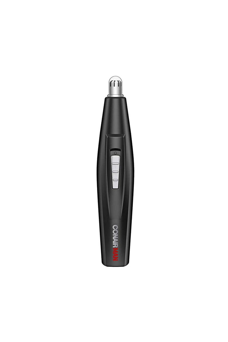 Cordless Stainless Steel Nose and Ear Trimmer, Main, color, Black