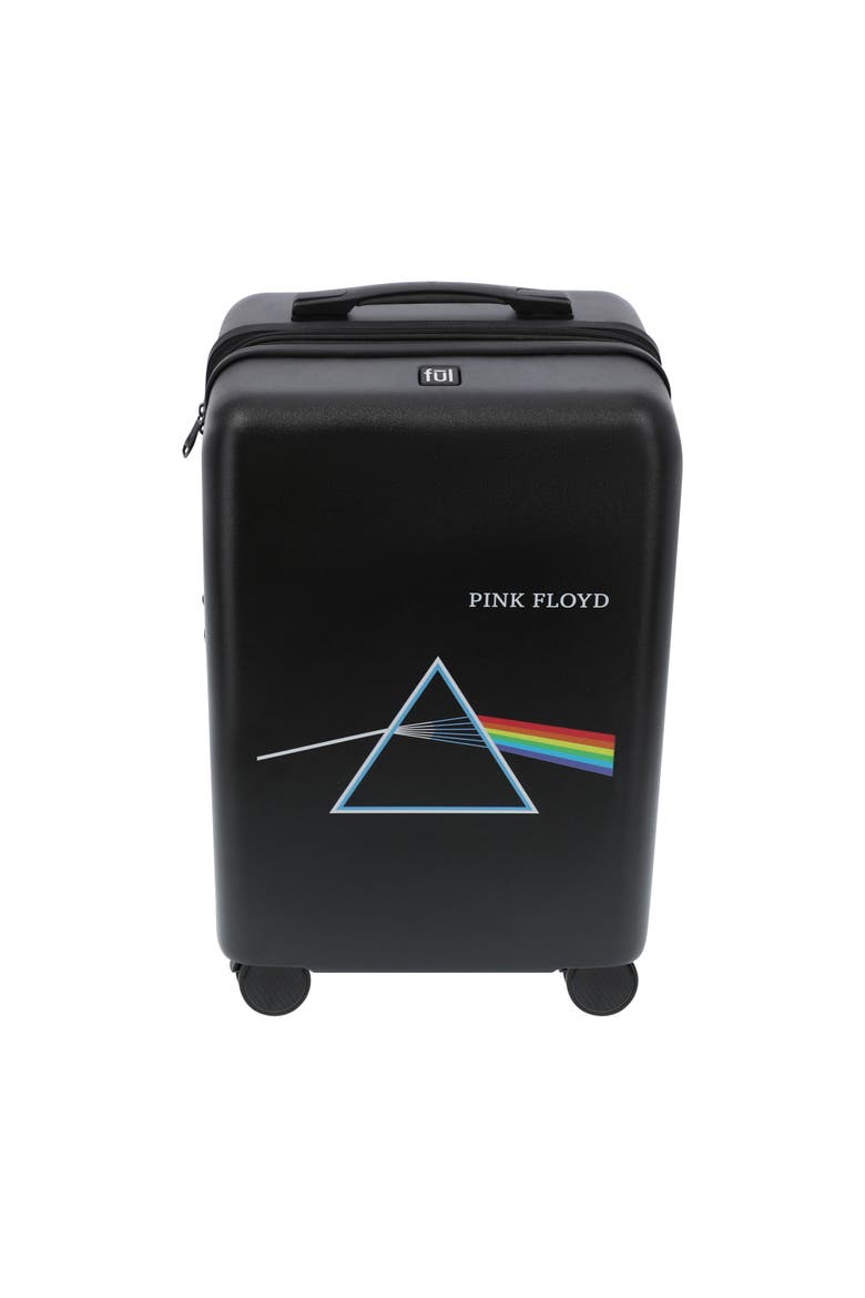 PINK FLOYD  22.5" CARRY-ON LUGGAGE, Alternate, color, BLACK
