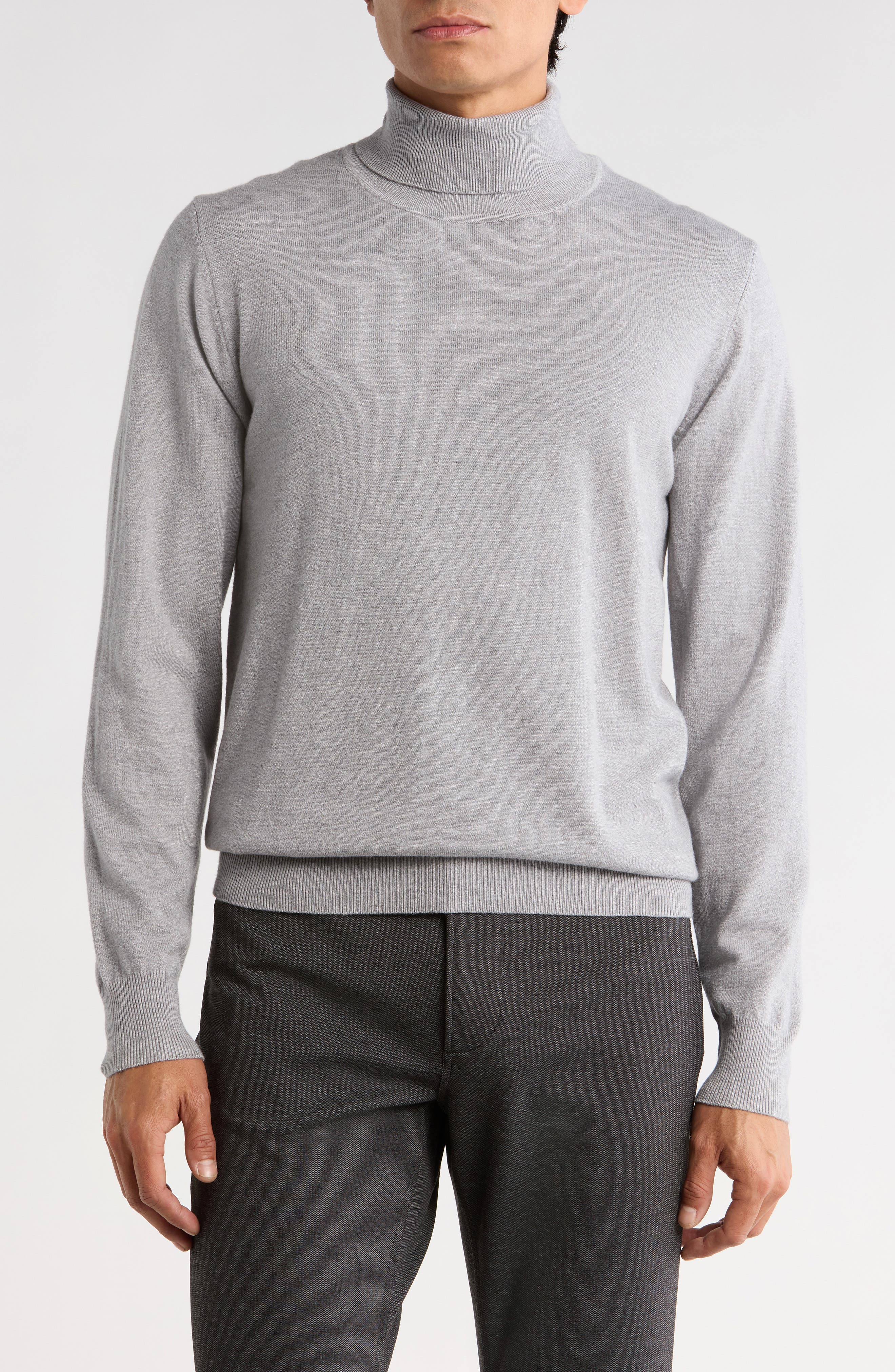 T.R. PREMIUM Slim Fit Turtleneck Sweater