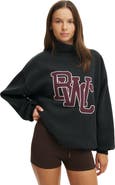 COTTON ON BODY Women's Active Plush Funnel Neck Sweatshirt
