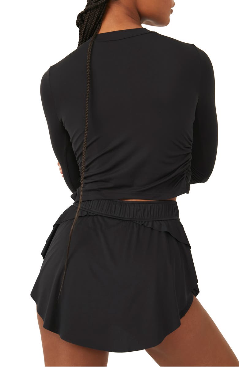 FP Movement by Free People With a Twist Long Sleeve Tulip Crop Top, Alternate, color, 