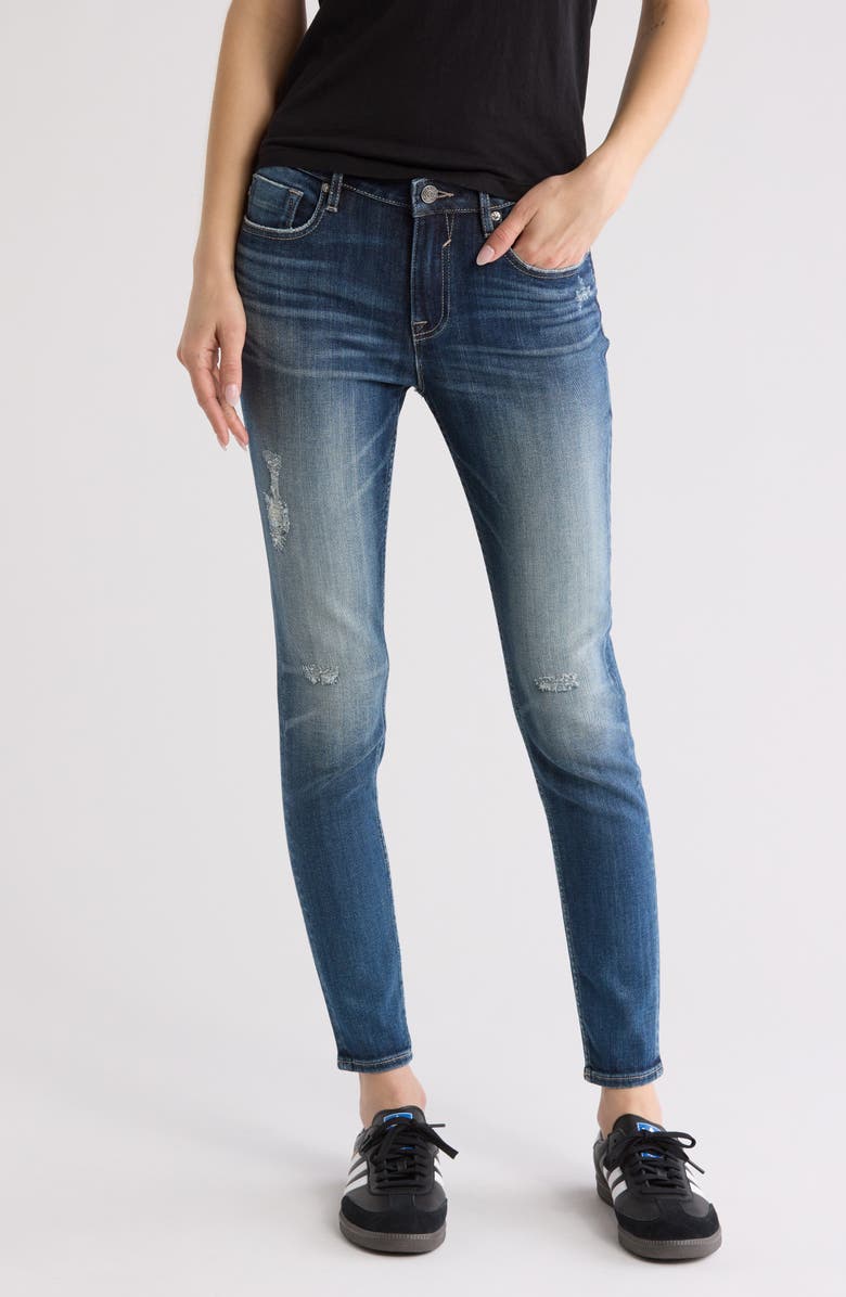 Vigoss Marley Distressed Skinny Jeans, Main, color, 
