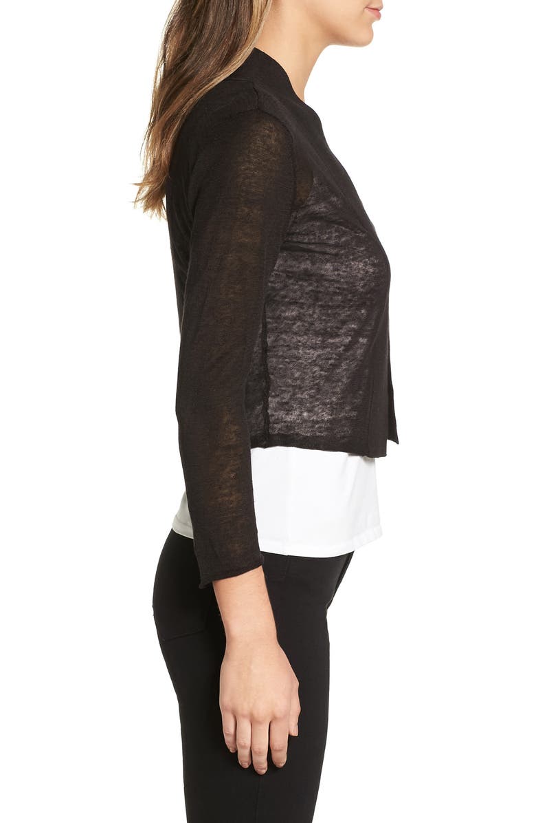 NIC+ZOE Daybreak Linen Blend Cardigan, Alternate, color, 