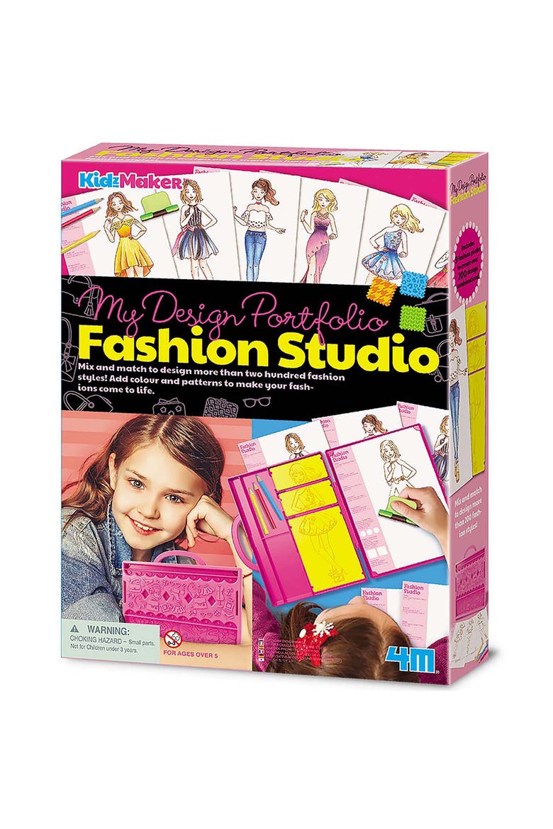 Kidzmaker Fashion Studio Design & Draw Outfits, Main, color, Multicolored