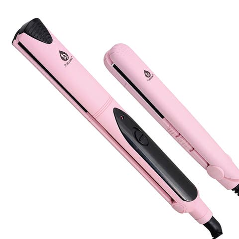 Flat Iron Hair Straightener With A Free Travel Straightener