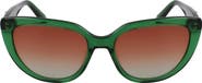 Longchamp Le Pliage 53mm Gradient Cat Eye Sunglasses