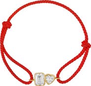 SHYMI Cubic Zirconia Corded Slider Bracelet