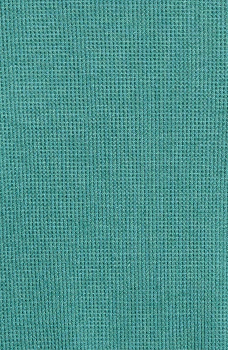 Treasure & Bond Kids' Waffle Thermal T-Shirt, Alternate, color, Green Deep Sea