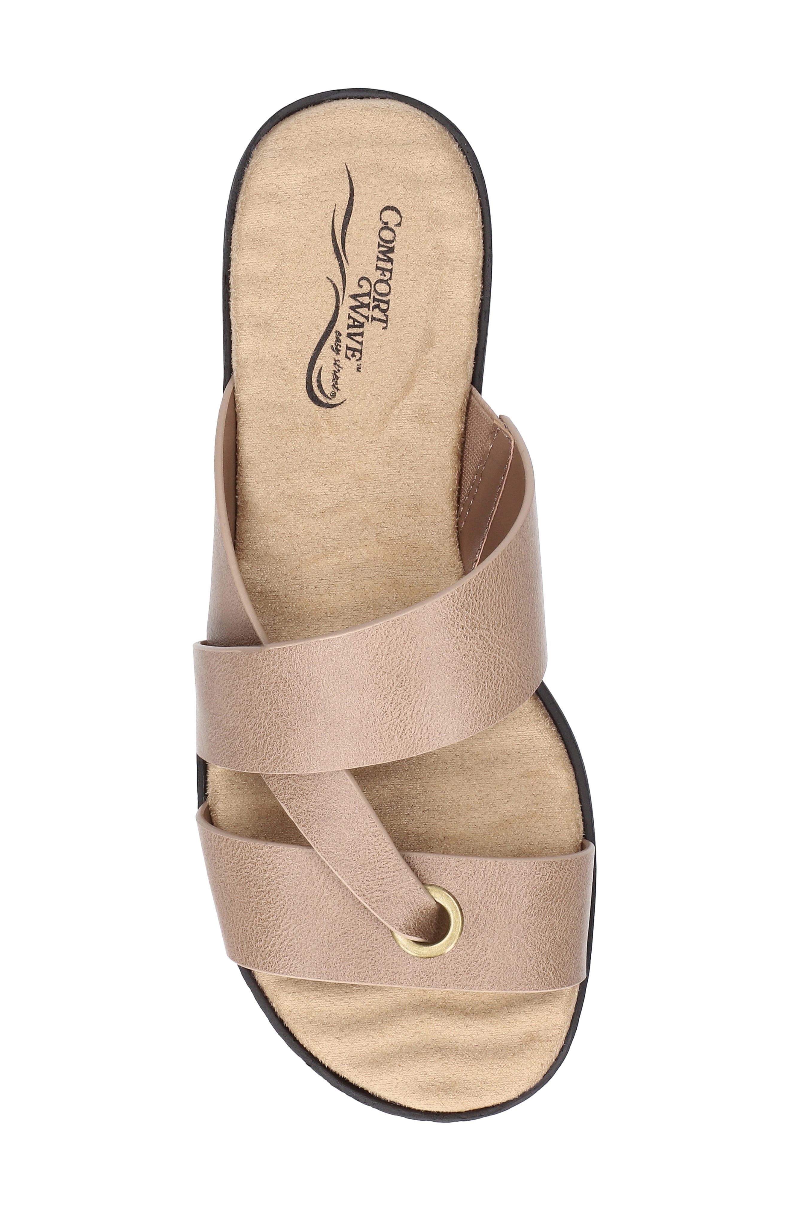 Gulf Toe Thong Sandal, Alternate, color, TAUPE