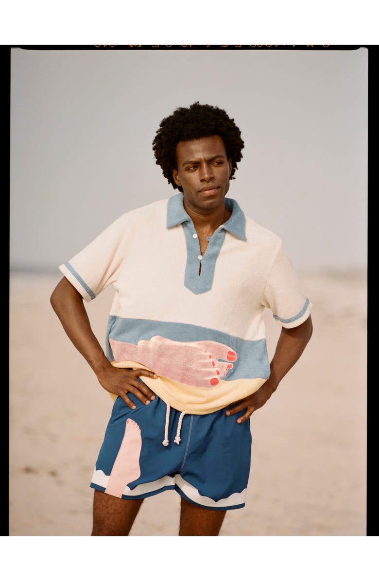 Tombolo 'Tom Wesselmann - Seascape #4' Pop-Over, Alternate, color, Beige