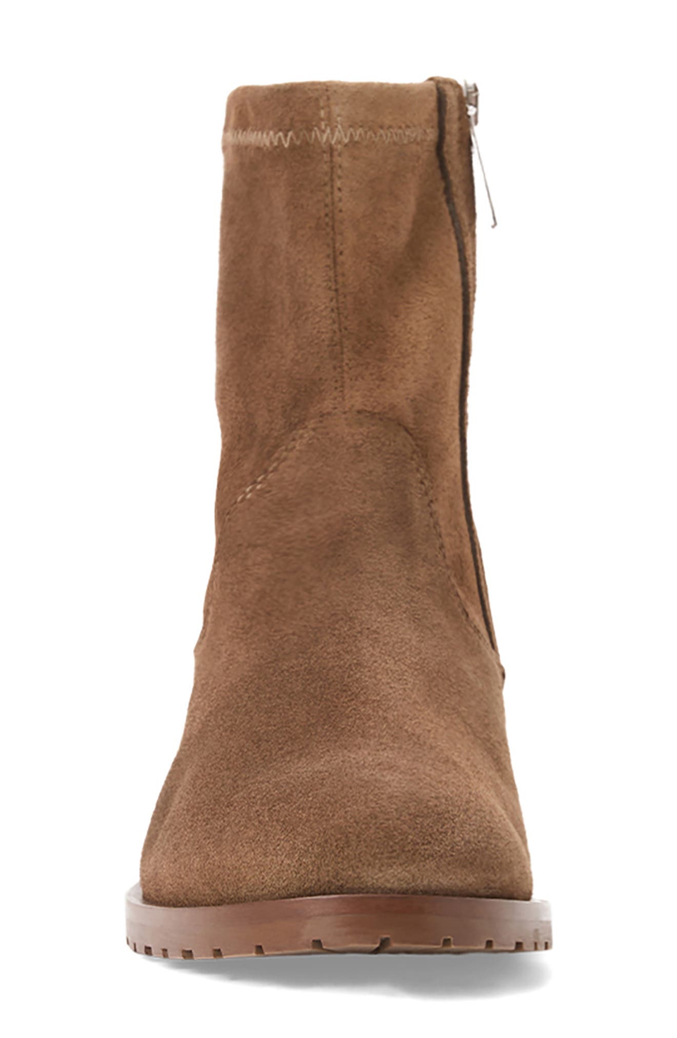 Romeo Waterproof Bootie, Alternate, color, CHAMPAGNE SUEDE