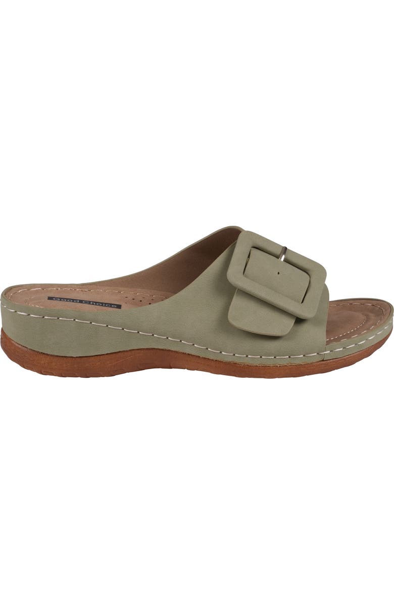 GC SHOES Hamden Platform Slide Sandal, Alternate, color, Green