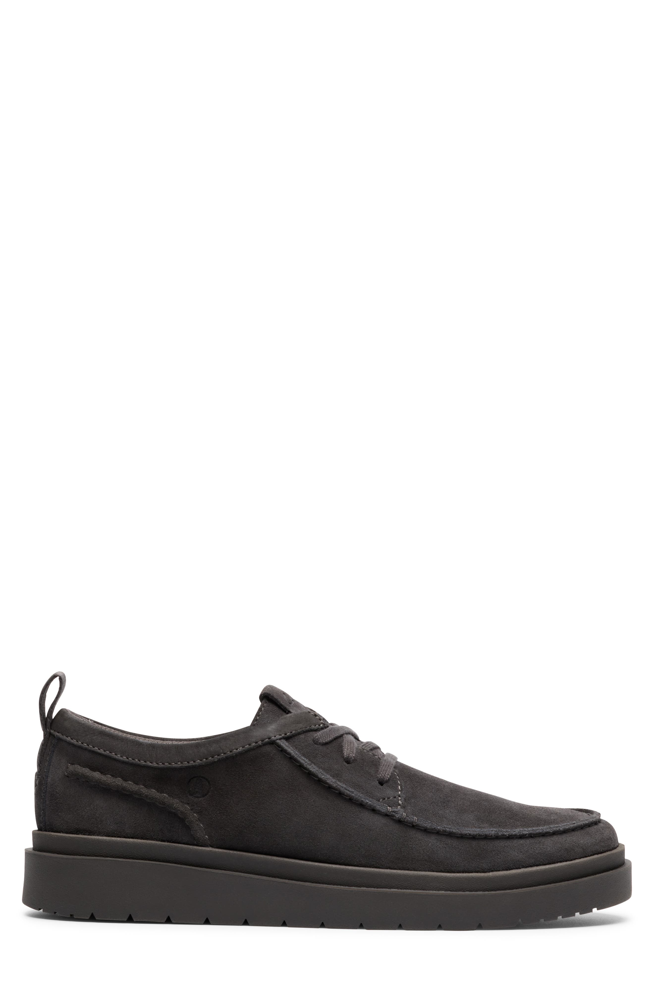 Clarks<sup>®</sup> Polden Moc Toe Derby, Alternate, color, Dark Grey Suede